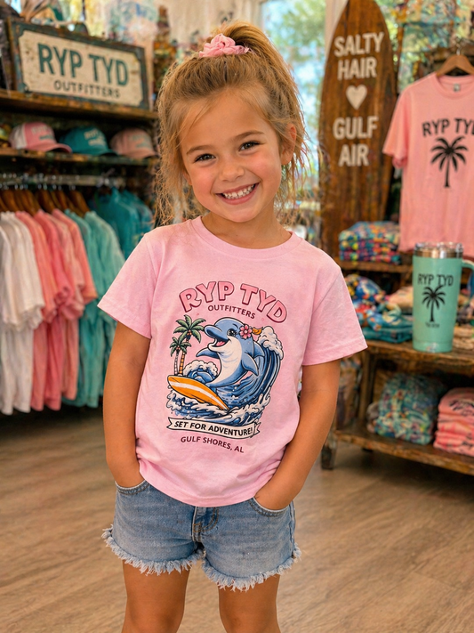 Little Tyds Dolphin Adventure Tee