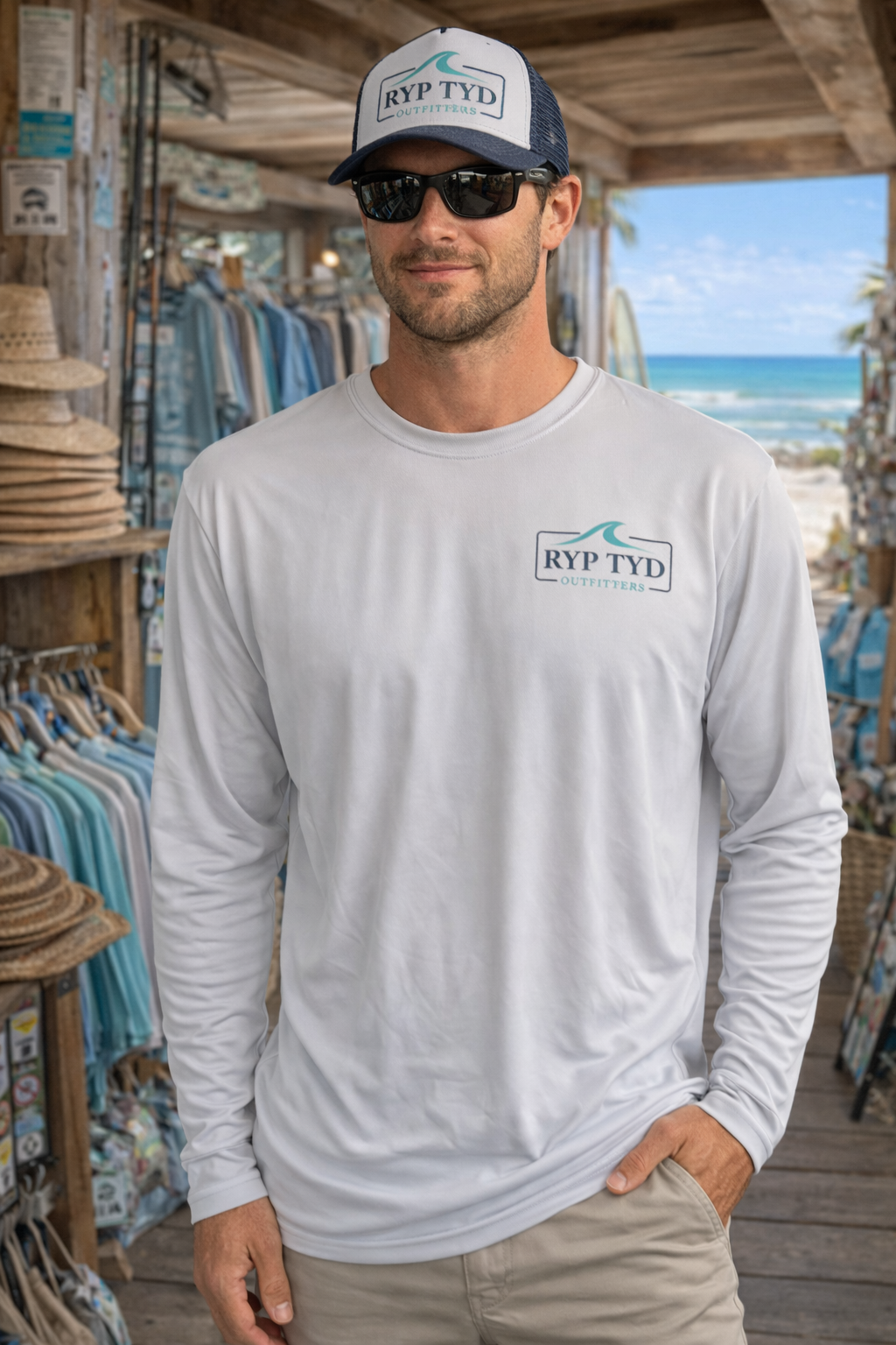 Ryp Tyd Outfitters "License Plate" Performance Crew