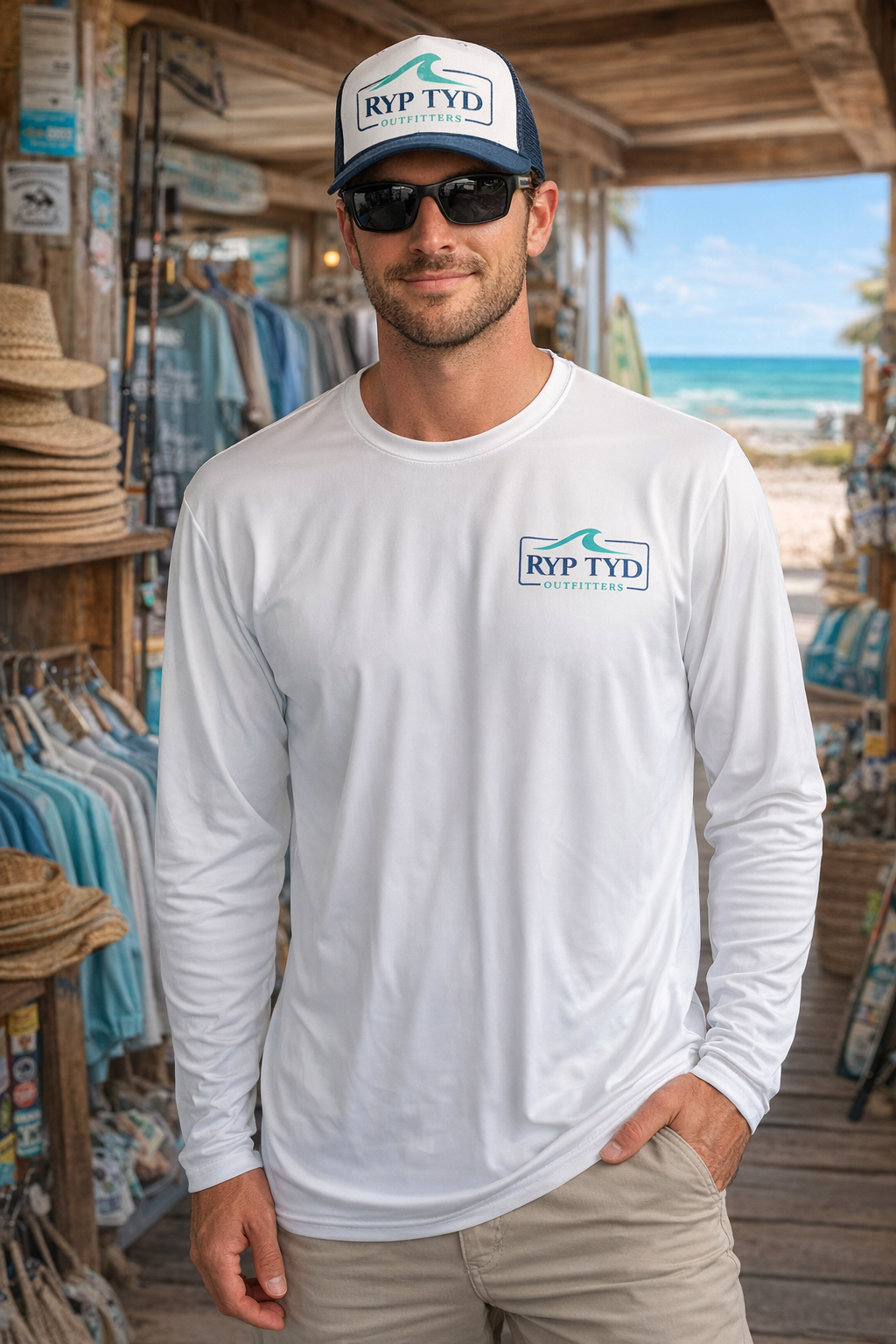 Ryp Tyd Outfitters "License Plate" Performance Crew