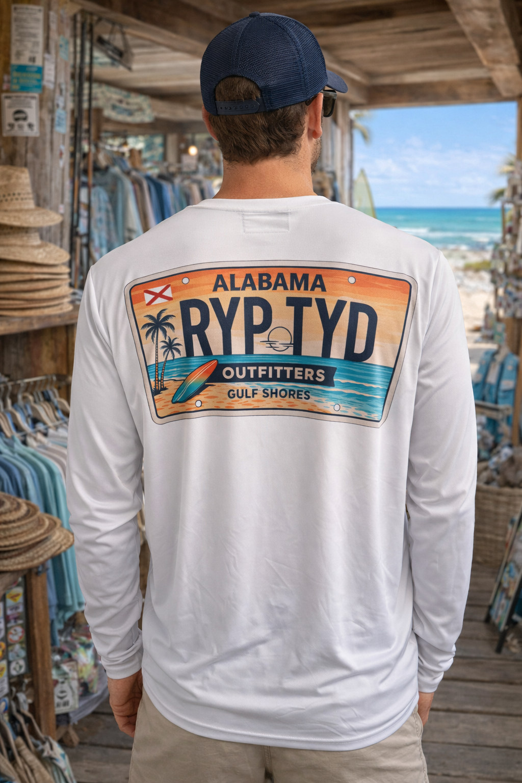 Ryp Tyd Outfitters "License Plate" Performance Crew