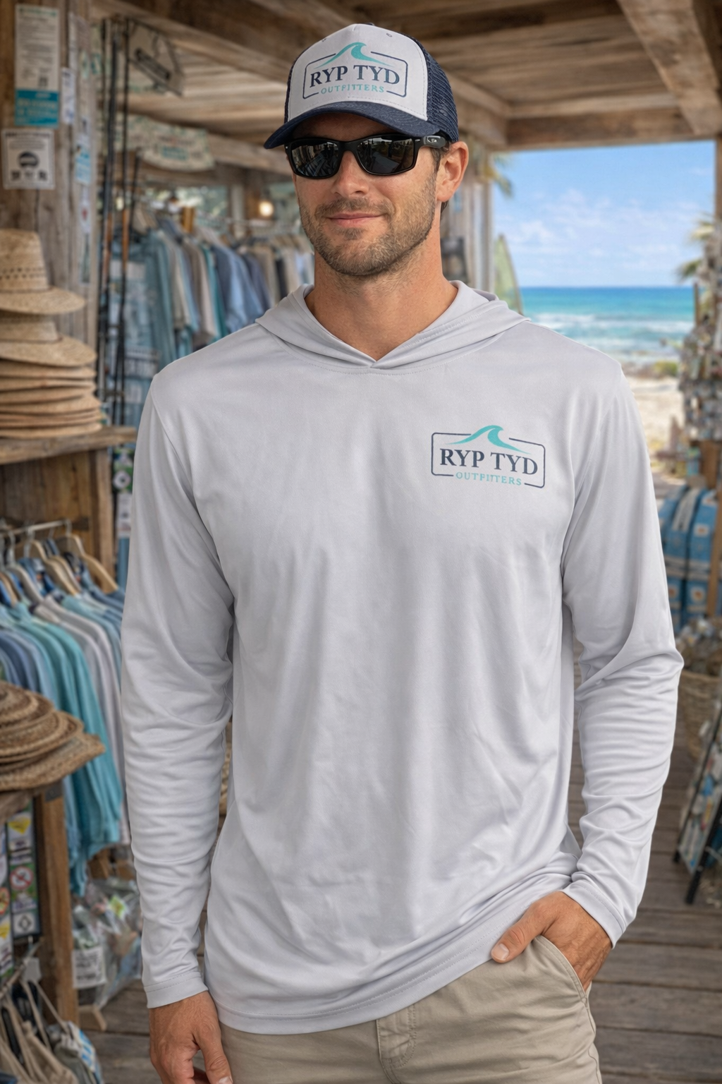 Ryp Tyd Outfitters "License Plate" Performance Hoodie