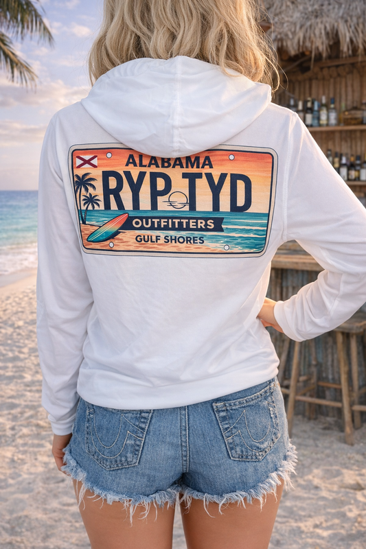 Ryp Tyd Outfitters "License Plate" Performance Hoodie