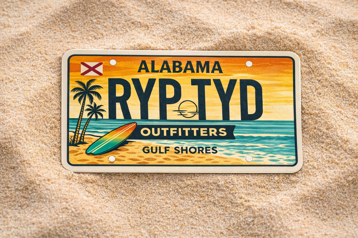 Ryp Tyd Outfitters Vinyl 4 inch Stickers