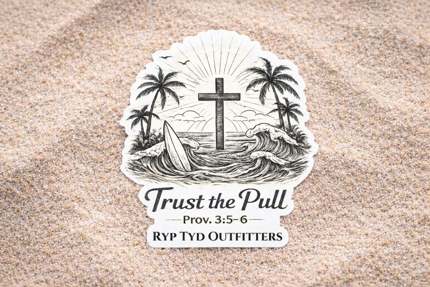 Ryp Tyd Outfitters Vinyl 4 inch Stickers