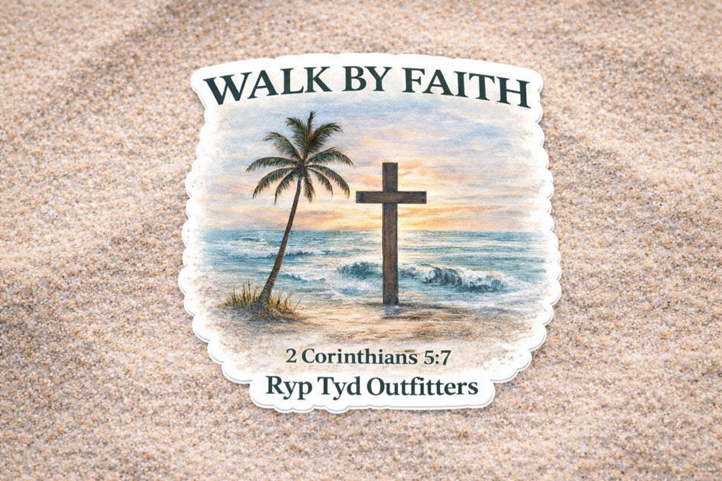 Ryp Tyd Outfitters Vinyl 4 inch Stickers