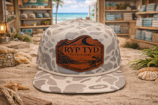 Ryp Tyd Outfitters Coastal Camo Snapback Hat