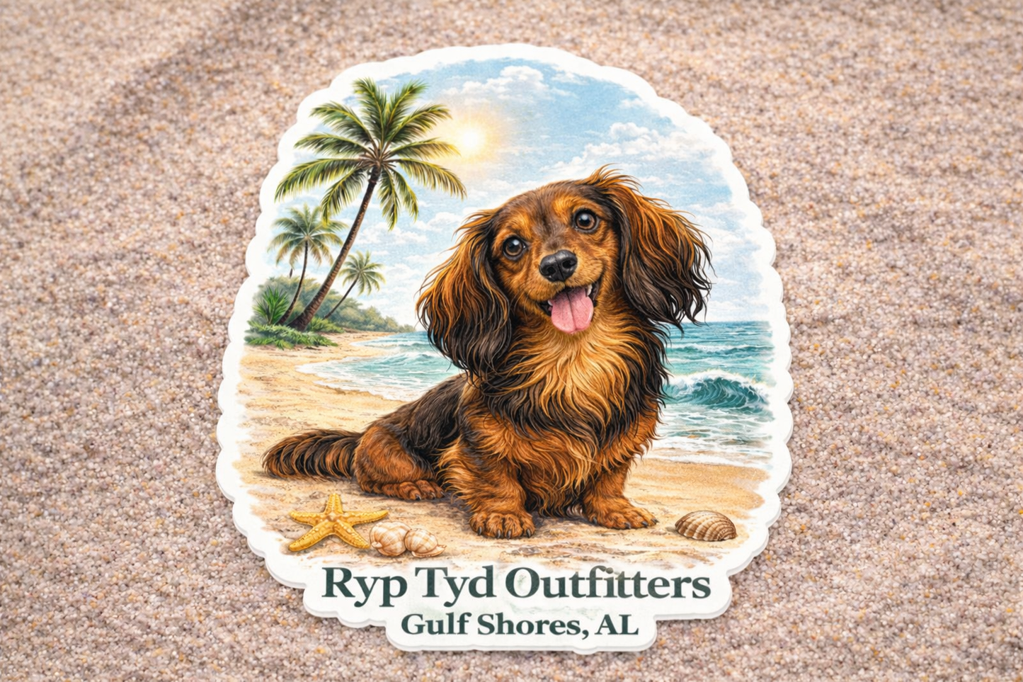Ryp Tyd Outfitters Vinyl 4 inch Stickers