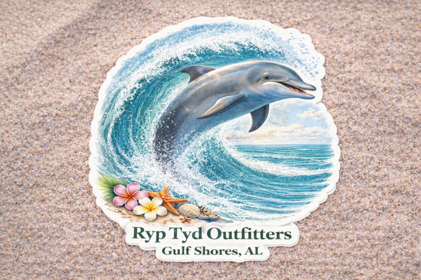 Ryp Tyd Outfitters Vinyl 4 inch Stickers