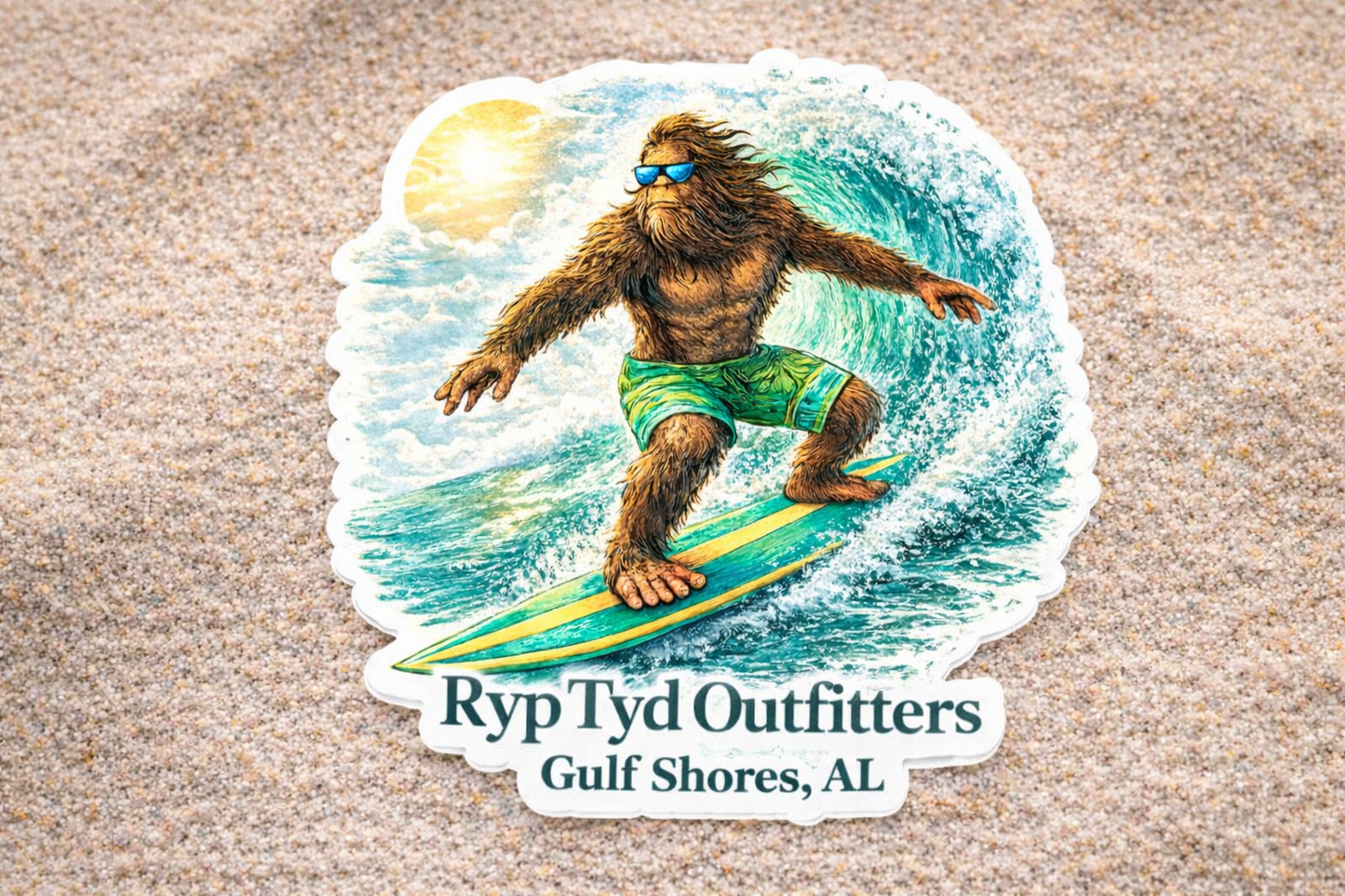 Ryp Tyd Outfitters Vinyl 4 inch Stickers